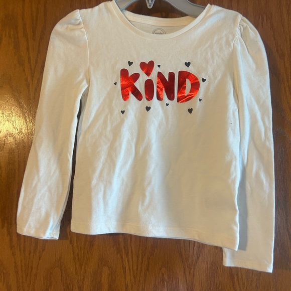 wonder nation Other - Wonder Nation White Long Sleeve 'Kind' Tee